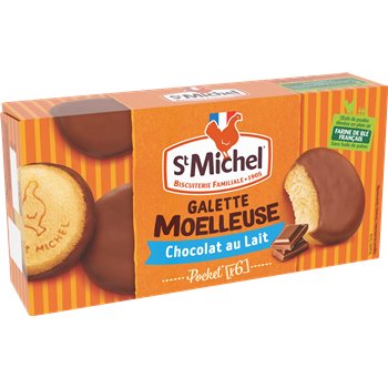 Saint Michel Galette moelleuse Chocolat au lait - 180g