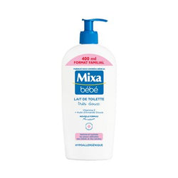 Lait toilette doux Mixa bébé Flacon 400ml