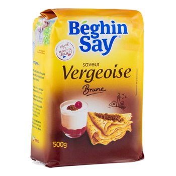 Sucre Beghin Say Saveur vergeoise brune - 500g