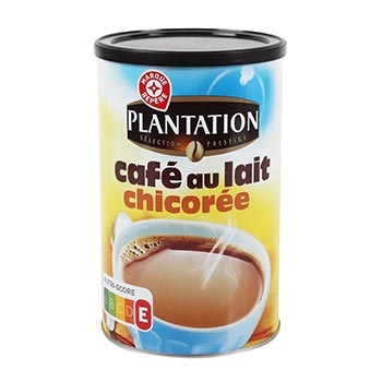 Café soluble Plantation Café Au Lait Chicorée - 400g
