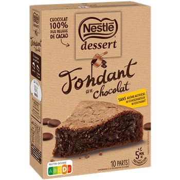 Préparation gâteau Nestlé Fondant chocolat - 317g