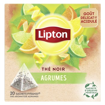 Thé Lipton Agrumes - x20 sachets