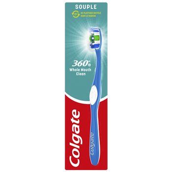 Brosse à dents Colgate 360° souple - x1
