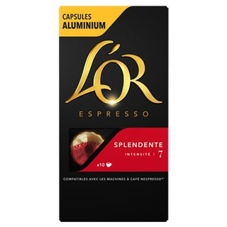 Café capsules L'OR Espresso Splendente n°7 - x10 - 52g