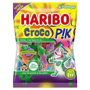 Bonbons Haribo Acidulés Croco pik - 275g