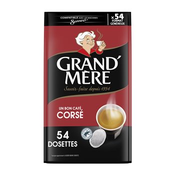 Café Dosettes Grand' Mère Corsé - x54 - 356g