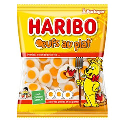 Bonbons Haribo Oeufs au plat - 300g