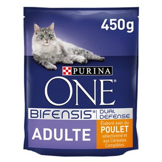 Croquettes chat Purina One Poulet chat adulte - 450g