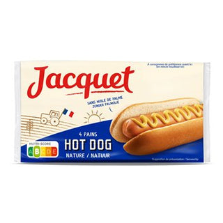 Pain hot dog Jacquet x4 - 240g