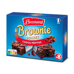Mini brownie Brossard Chocolat pépites x8 - 240g