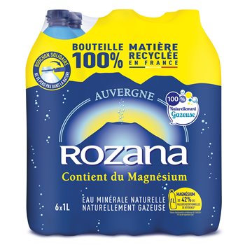 Eau gazeuse Rozana 1L x6