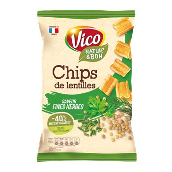 Chips lentilles Vico Fines herbes - 85g