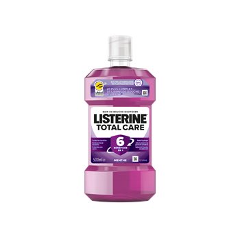 Bain de bouche Listerine Total Care 6 en 1 - 500ml