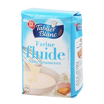 Farine fluide Tablier Blanc Sans grumeaux - 1kg
