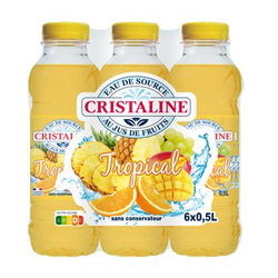 Cristaline aromatisée Jus Tropical 50cl x6