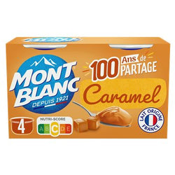 Crème Mont Blanc Caramel - 4x125g