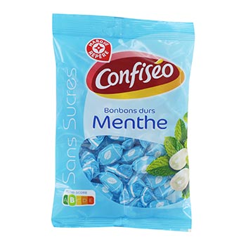 Bonbons Menthe Confiséo Sans sucre - 150g