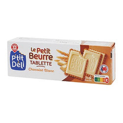 Biscuit Petit beurre P'tit Déli Tablette chocolat blanc - 150g