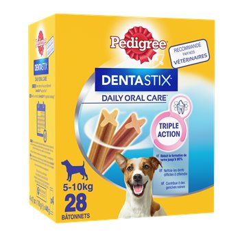 Biscuits Dentastix Pedigree Petit chien - x28 - 440g