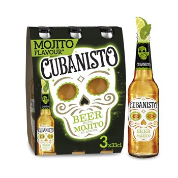 Bière Cubanisto Aromatisée Mojito - 3x33cl
