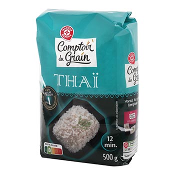 Riz Thaï Comptoir du Grain Sélection Riz long - 500g