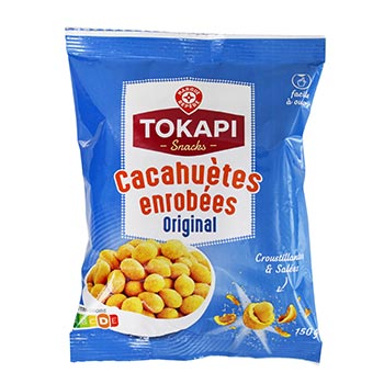 Tokapi Cacahuètes enrobées Salées - 150g
