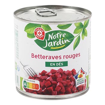 Betterave en Dés Notre Jardin 265g