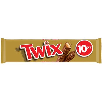 Barre chocolatée Twix 10x2 barres- 500g