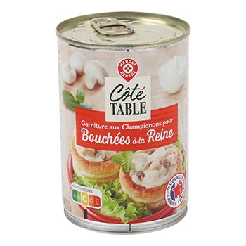 Garnit bouchée reine Coté Table 400g