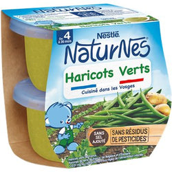 NaturNes Nestlé - Haricots Vert dès 4/6 mois - 2x130g