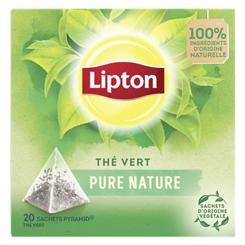 Thé vert nature Litpon Pyramide - 20 Sachets - 30g