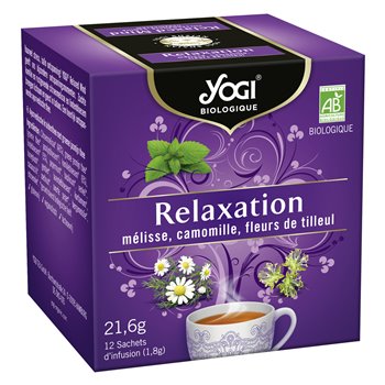 Infusion Relaxation YOGI Relaxation Bio - x12 -22g
