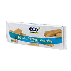 Gaufrettes vanille Eco+ 190g