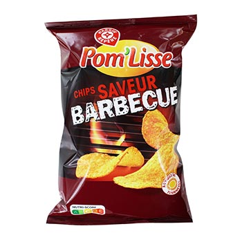 Chips Pom'Lisse Barbecue - 135g