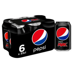 Pepsi max 33cl x 6