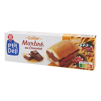 Gâteaux mini marbrés P'tit Déli Chocolat x7 - 189g