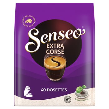 Café dosettes Senseo Extra corsé - x40 - 277g