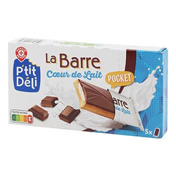 P'tit Déli Barre chocolat lait x5 - 130g