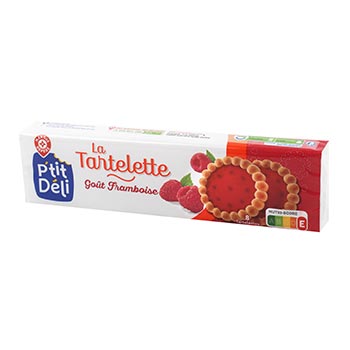 Tartelette framboise P'tit Déli 150g