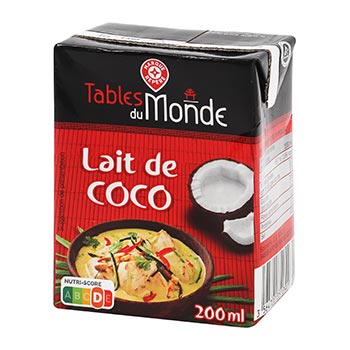 Lait coco Tables du Monde 200ml
