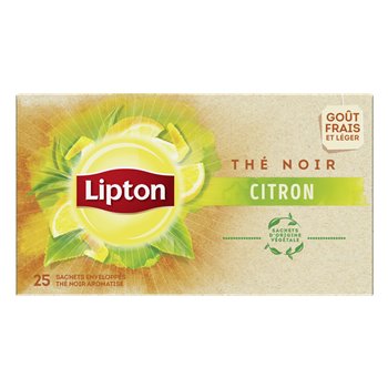 Thé noir Lipton Citron x25 - 40g