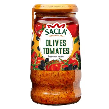 Sacla Olives et tomates 290g