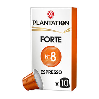 Capsules café Plantation Espresso Forte n°8 - x10 - 52g
