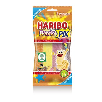 Bonbons Haribo Acidulés Bandz Pik - 200g