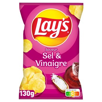 (08/09/24) Chips Lay's Saveur sel & vinaigre - 130g