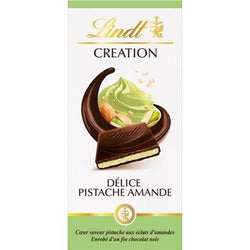 Tablette Délice Pistache Eclats D'Amandes CREATION - Chocolat Noir - 150g