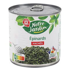 Epinards hâchés Notre Jardin 395g