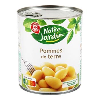 Pommes de terre Notre Jardin 530g