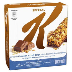 Kellogg's Barres de céréales Special K Chocolat lait - 6x20g