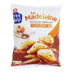 Madeleine coquille Ptit Deli Pepite chocolat - 400g